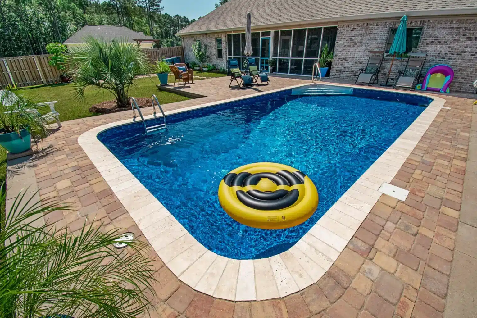 Inground Pool built by Holland Premier Pools & Spas