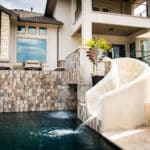 Affordable Pool Grotto With Slide Designs